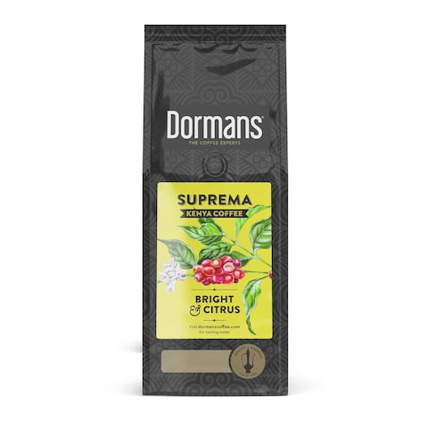 Dormans Suprema Medium Fine Ground Dark Coffee Beans 375g