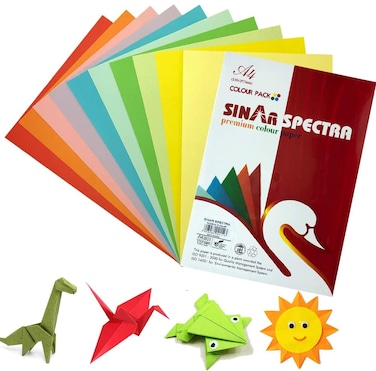Generic 100 Sheets Smooth Finish A4 Size Rainbow Color, Paper Copy Printing Papers, Home, School, Origami Paper For Arts And Crafts Projects