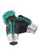 Generic - Y-Shape Hose Splitter Garden Accessories Black/Green/Silver