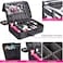 Jj-Boutique Travel Makeup Train Cosmetic Case Organizer With Adjustable Dividers For Cosmetics Makeup Brushes Toiletry Jewelry Digital Accessories (3 Layers Black)
