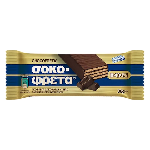 Ion Dark Chocolate Covered Wafer - 38 gm