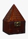 Generic Pyramid Shaped Incense Burner, Brown M