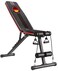 Marshal Fitness Adjustable Sit up Bench Home Use Abdominal Trainer with Six Level of Adjustment-MFDS-S045