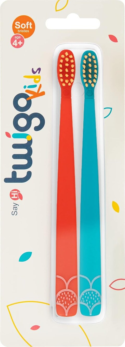 Flipper Toothbrush Flp Twigo Kids 2in1 / Orange &amp; Blue