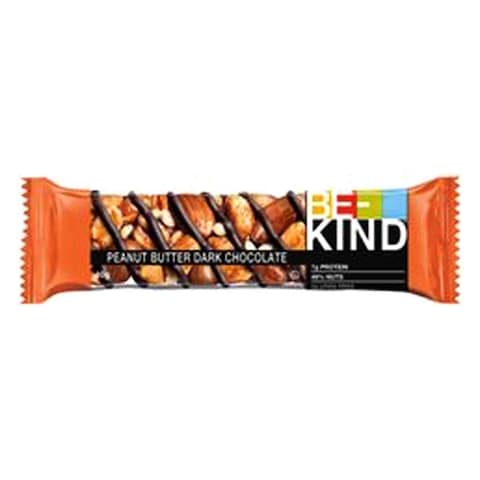 Be-Kind Peanut Butter and Dark Chocolate Protein Bars, 40g Pack of 12