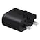 Samsung USB-C PD Travel Adapter 25W With Type-C Charging Cable Black