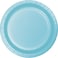 Creative Converting- Touch Of Color Pastel Blue Round Luncheon Plates 7in 24pcs< >Pastel Blue< >