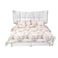In House Milano Velvet Bed Frame - Single - 200x100 cm - White