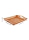 Generic Wooden Serving Tray Blue 30X20cm