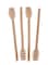 Generic 4-Piece Honey Spoon Beige 9Centimeter