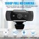 Generic - Full HD 1080P Web Cam Desktop PC Video Calling Webcam Camera with Microphone Mic