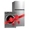Midea Bundle Front Loading Smart Washing Machine MF200W100WBT Titanium 10kg and Top Mount Double Door Refrigerator MDRT580 Silver 580L