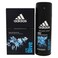 Adidas Ice Dive Eau De Toilette 100ml And Deodorant Body Spray Black 150ml