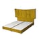In House Milano Velvet Bed Frame - Queen - 200x150 cm - Gold
