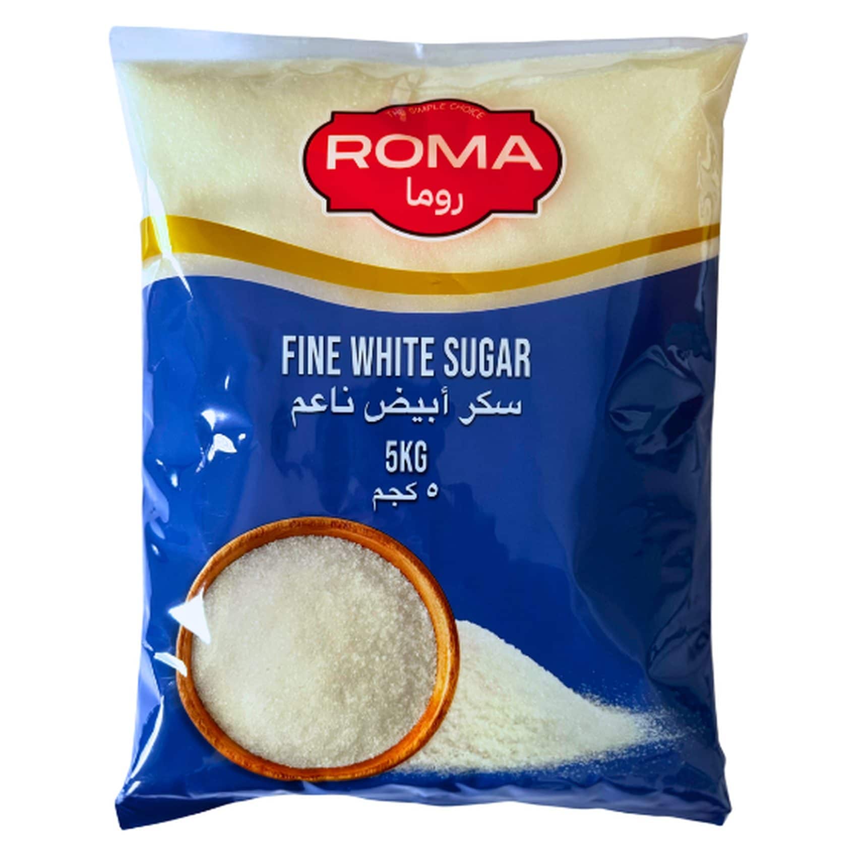 روما سكر أبيض ناعم 5 كج