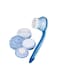 Generic - Spinning Spa Shower Brush Blue/White