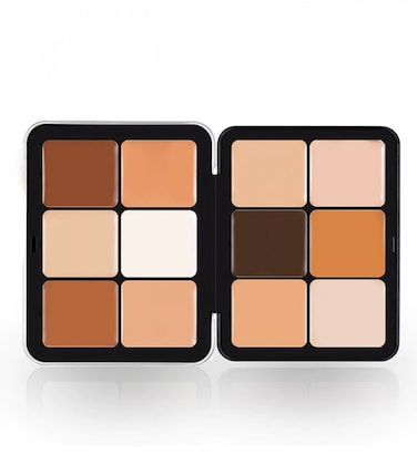 Lef 12 Color Cream Foundation Palette, 12X2.6G