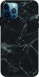 Theodor - Apple iPhone 12 Pro 6.1 Inch Case Black Marble Flexible Silicone Cover