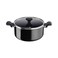 Tefal So Intensive Stewpot With Lid Black 24cm