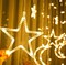 Aclix Ramadan Decoration Lights, Moon And Stars And Serial Lights, 3.5M Ramadan Lights, Yellow, Lc-138Lght-1