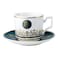 Shallow Coffee Cup Set Blue 90ml 6 PCS