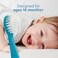 Radius Toddler Baby Toothbrush, Green Sparkle