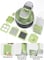 Vegetable Cutter Salad Chopper Adjustable Multifunctional Food Chopper with Container