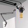 Mike Music Adjustable Studio Microphone Stand Suspension Boom Table Bracket Arm Holder Microphone Shock Mount (Nb 37, Black)