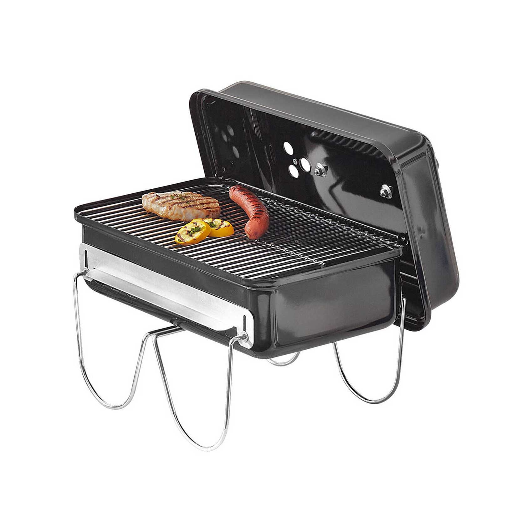 Weber Go-Anywhere Charcoal Grill Black (Unassembled) (Plus Extra Supplier&#39;s Delivery Charge Outside Doha)