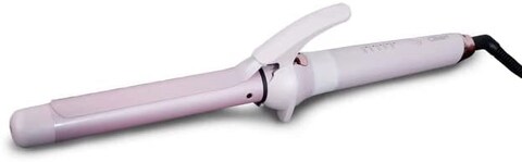 Clikon 25mm Chrome Plated Hair Curler, Negative Ion &amp; Rapid Heating Technology, Fast Heating Element, Power Indicator Lights, 2 Year Warranty, Pastel Pink, 45 Watts &ndash; CK3307