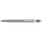 CARAN d&#39;ACHE 849 Ballpoint Pen with Box, ORIGINAL, 0.25mm, Grey/Silver