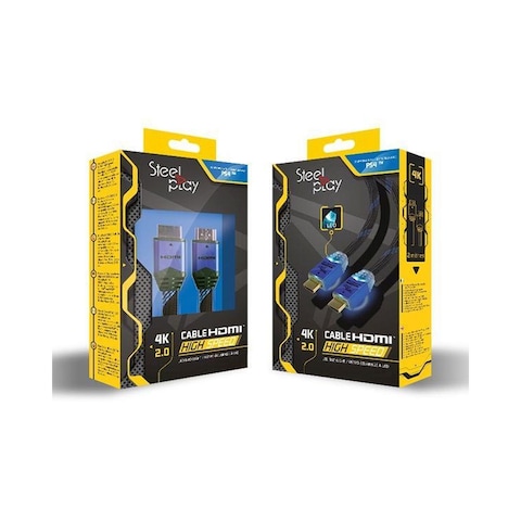ستيبلاي سلك  4K 2.0 HDMI LED عالي السرعة لجهاز اكس بوكس وان - متعدد الألوان