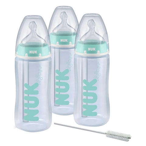 NUK  Anti-Colic Professional Feeding Bottle Green 300ml 3 PCS