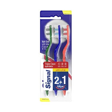 Signal Toothbrush Triple Clean - 3 Brushes
