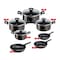 Tefal XL Intense Stewpots Cooking Set - Size 18-22-26-28 with Frypans - Size 20-24 with Wok - S