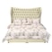 In House Lisbon Velvet Bed Frame - Queen - 200x160 cm - Beige