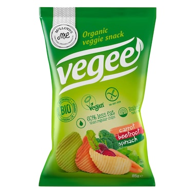 Mclloyd&#39;s Organic Carrot Beetroot And Spinach Veggie Snack 85g