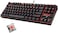 Redragon K552-2 87 Keys 60% Small TKL Mechanical Gaming Keyboard (Black Red LED Backlit)
