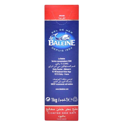 La Baleine Iodized Coarse Sea Salt 1kg