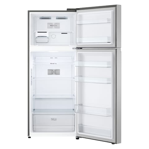 LG Top Mount Freezer Refrigerator With Smart Inverter GN-B522PLGB 395L Platinum Silver