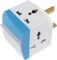 MODI Travel Adapter with switch and light 13A,Worldwide All in One Universal Power Wall Charger AC Power Plug Adapter with Charging (White)
