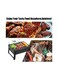 Generic Portable BBQ Charcoal Grill -Black 35X26X20cm