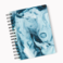 Loud Universe Spiral Notebook Marble Deep Sea Hard Cover Notebook with Premium High Quality Paper A5 Size