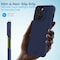 Remson Mag-X Magnetic Hybrid Protective Silicone Case Military Grade Protection For iPhone 13 Pro Max (Blue)