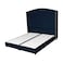 In House Maldives Velvet Bed Frame - Single - 200x90 cm - Dark Blue