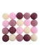 Generic Cotton Ball String Lights Coffee Brown 2meter
