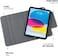 Pipetto Rotating Folio designed for iPad 10.9 inch case iPad 10th Generation case cover (2022) with 2 in 1 stand (Landscape / Portrait) - Black