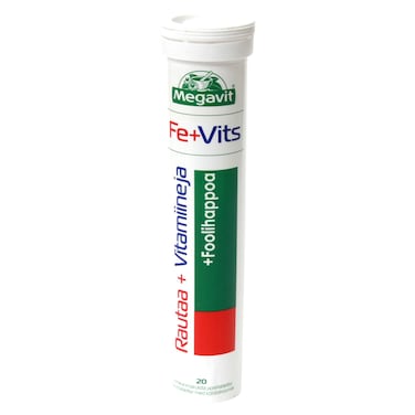 Megavit Fe + Vitamins Eff 20 Tabs