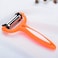 OUYAWEI Multifunction 3 in 1 Rotary Peeler Grater Cutter Slicer for Vegetable Fruit Potato Carrot Melon Kitchen Gadget Orange Length: 15.5cm Width: 7.5cm