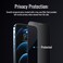 Promate Privacy Glass Screen Protector, 3D Edged Silicone Bumper Matte Screen Protector with Scratch-Resistant, 9H Hardness, Anti-Shatter and Touch Sensitive, for iPhone 12 Pro Max, WatchDog-i12Max